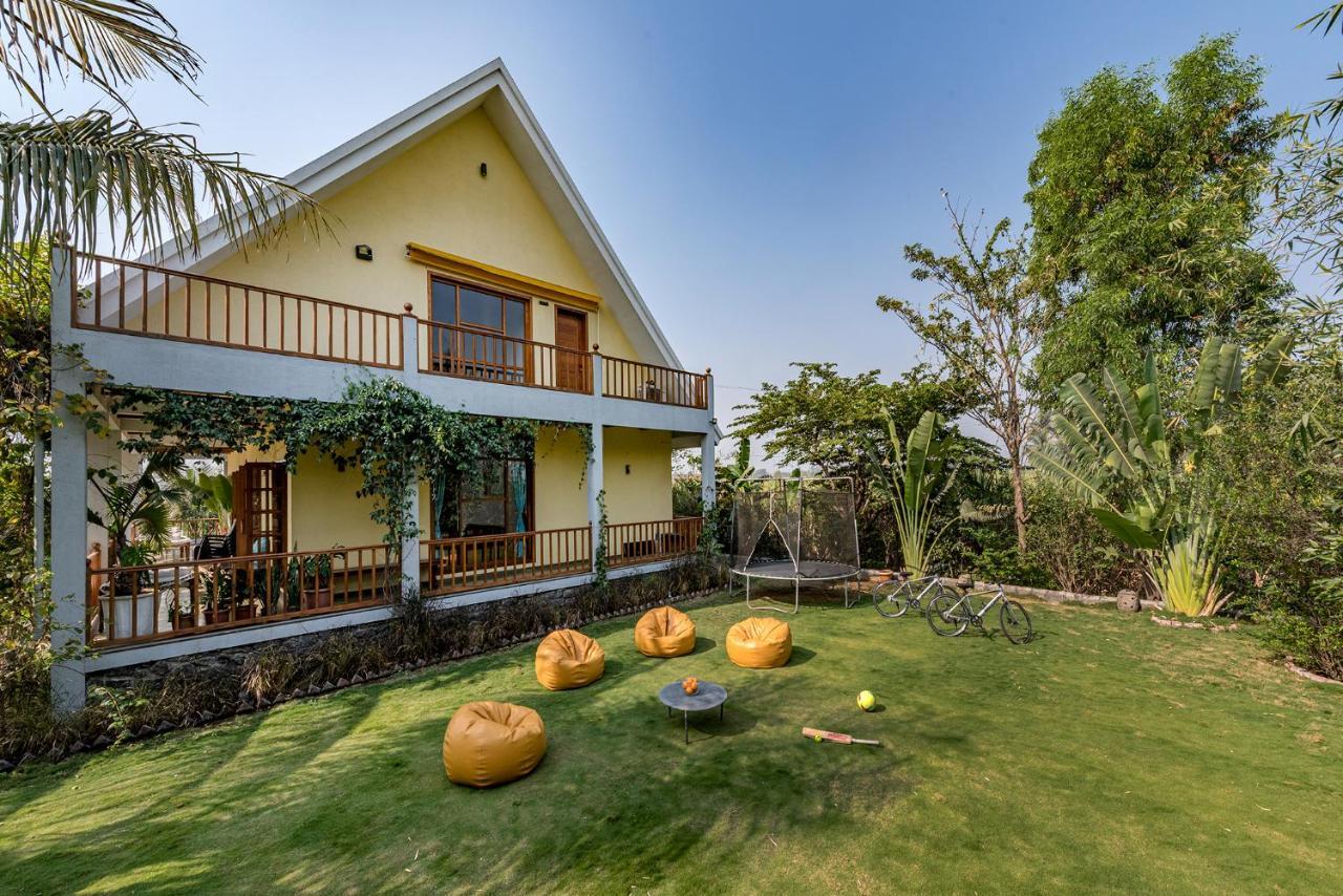 Saffronstays Happy Fields, Pune - Luxury Farmstay With Farm To Table Food Exterior photo